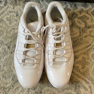 White Jordan Golf Shoes
